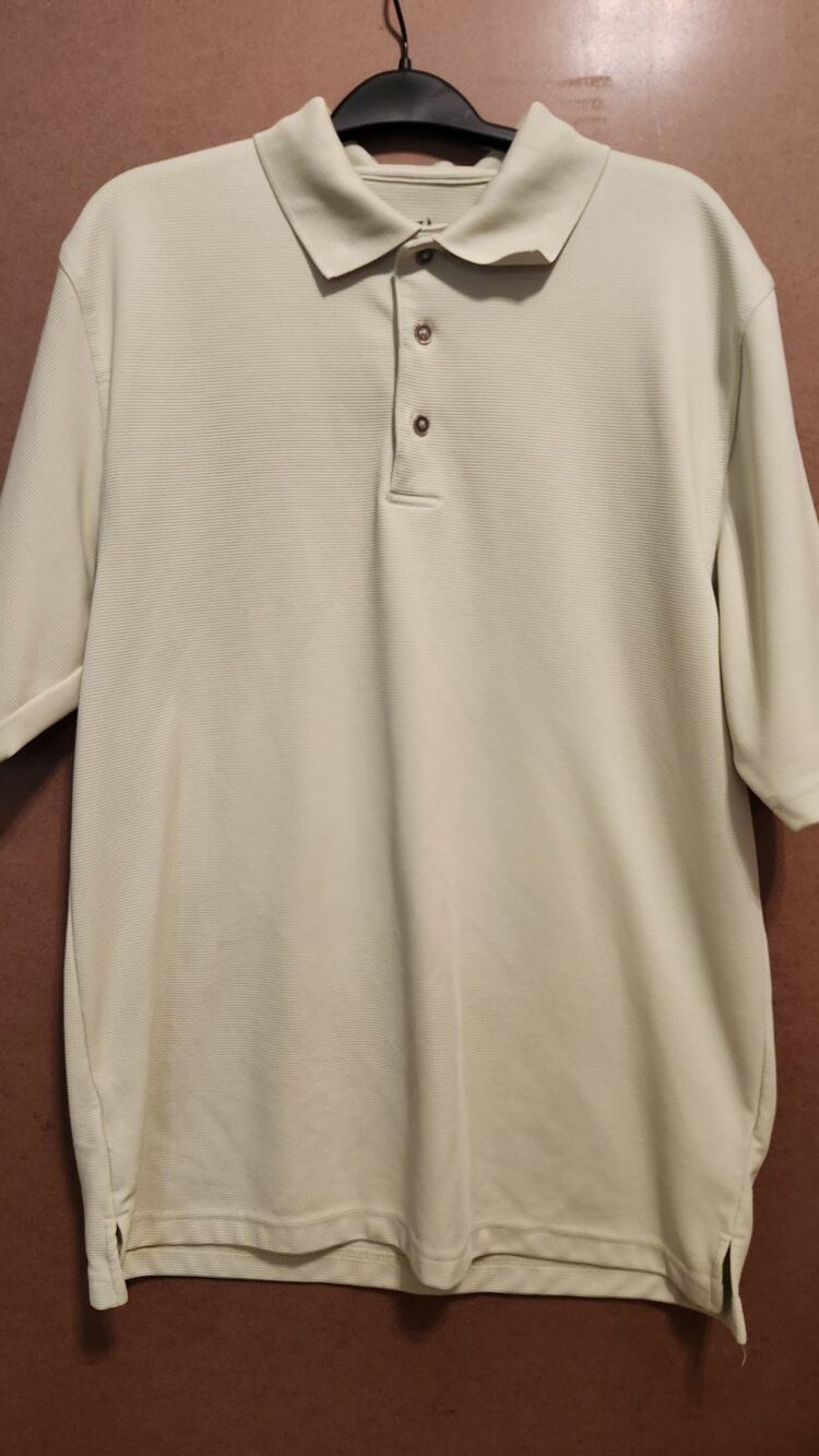 Grand Slam Golf Mens Size Large Tall Polo Shirt Textured Short Sleeve Mint #536